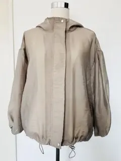 パーカー マウンテンパーカー シアー 薄手 ボリュームシルエットシアーフーディー