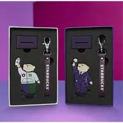 BTS Starbucks コラボ キーホルダー 紫箱 - メルカリ