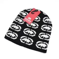 新品 日本未発売 Echo エコー 総柄 シングル ニット ビーニー キャップ