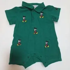 【美品】petit main ミッキーマウス ポロシャツ ロンパース 70cmのサムネイル