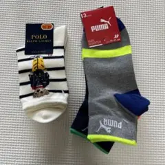 Polo Ralph Lauren & Puma 靴下 合計3足 19-21cm