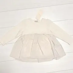 プティマイン 90cm ペプラム 長袖カットソー