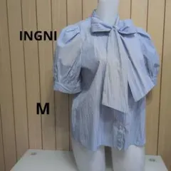 【新品未使用】INGNI ボウタイリボンパフスリーブブラウス