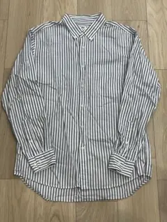 UNIQLO ストライプシャツ グレー size L