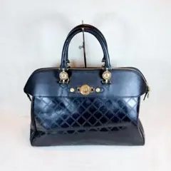✨激レア✨GIANNI VERSACE 2wayボストンバッグ ブラック レザー ✨激レア✨GIANNI VERSACE 2wayボストンバッグ ブラック レザー