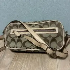 COACH 6616 Signature Canvas Leather Bag