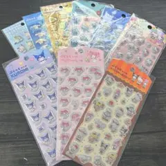 ぷくっとシール♡サンリオ9枚まとめ売り　ボンドロ　ボンボン　ドロップ　シール交換