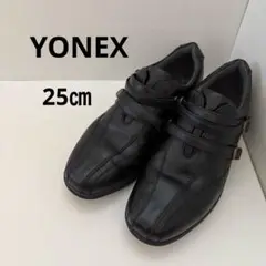 美品❣️YONEX ブラック スニーカー 25センチ　テニスやウォーキングに！！