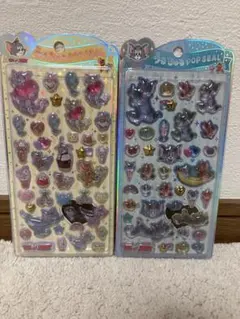 【正規品】トムとジェリー うるちゅるポップシール 2枚セット