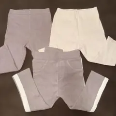 西松屋 craf リブレギンス3点セット80