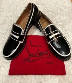 クリスチャン・ルブタン　2Dペニーローファー　メンズ・美品