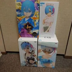 レム 「Re：ゼロから始める異世界生活」 フィギュア4個セット