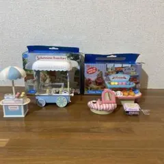 イギリス版　シルバニアファミリー シューズ ショップアイスクリームカートセット