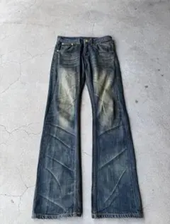 Apestein Archive Grunge Bootscut Jeans