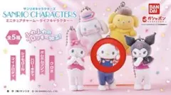 サンリオキャラクターズ　ミニチュアチャーム　ライブキャラクター　ハローキティ
