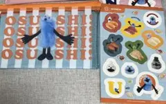 スンスン スシロー クリアポーチ ブルー