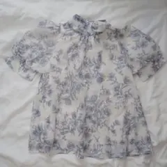 SNIDEL Sustainableオーガンシースルーブラウス