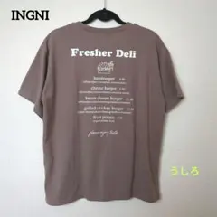 【INGNI】胸ロゴ刺繍Tシャツ☆新品未使用☆タグ付き