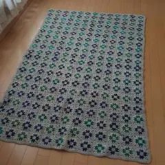 ♥ハンドメイド手編みデザインです、163×109