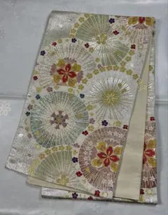【美品】 六通柄袋帯　吉祥文様　金銀糸　振袖　黒留袖　色留袖　訪問着　パーティー 美品】六通柄袋帯 吉祥文様 金銀糸 振袖 黒留袖 色留袖 訪問着