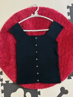 ♡allureville♡ ニット　トップス　ブラック　ノースリーブ　新品未使用のサムネイル