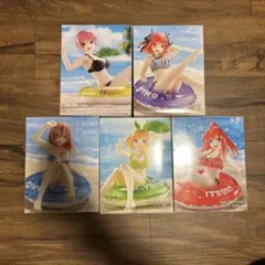 五等分の花嫁　Aqua Float Girls フィギュア　5体セット