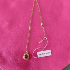Hanae Mori ネックレス ゴールドカラー ロゴチャームネックレスのサムネイル
