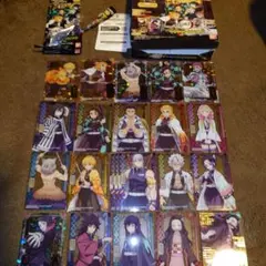 鬼滅の刃 ステンドグラスカード 全20種コンプ＋4枚