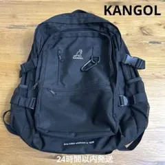 KANGOL リュック バックパック ブラック　通勤バッグ　通学バッグ　多機能のサムネイル