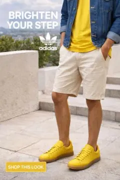 adidas スタンスミス イエロー 27cm