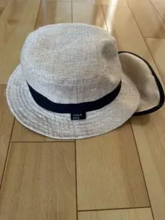 works & going ベージュハット 58cm