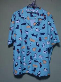 猫柄アロハシャツ サイズXXL