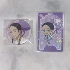 東京リベンジャーズ　バルーンスーツ　缶バッジ　ホログラムカード　灰谷蘭