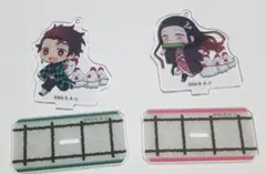 鬼滅の刃×ローソン限定 ミニアクリルマスコット 竈門炭治郎&竈門禰豆子