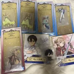 sao一番くじちょこのっこフィギュア　キリト アクリルスタンド 色紙