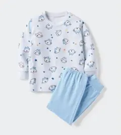 ユニクロ　ねこ　パジャマ　長袖　120cm UNIQLO キッズ 上下