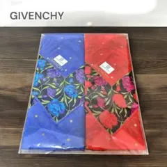 3300□GIVENCHY スカーフ 2枚セット ラッピング袋付bc11yt