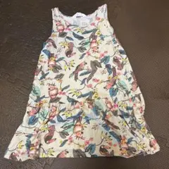 H&M 花柄ノースリーブワンピース 122/128