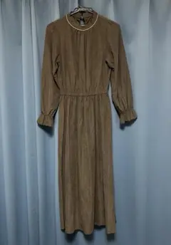 r.p.s オリーブグリーン長袖ワンピース