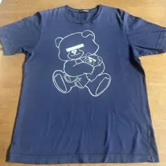 UNDER COVER クマプリント Tシャツ ネイビーのサムネイル