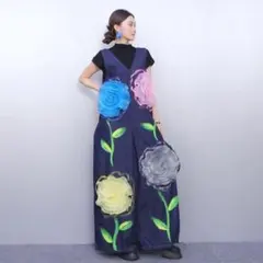デニムパンツオーバーオール