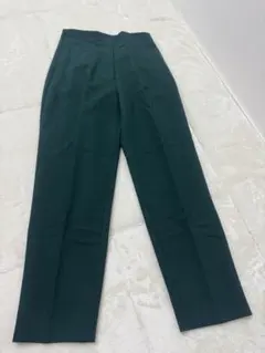 ZARA ダークグリーン スラックス