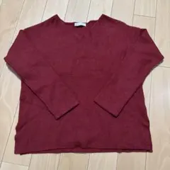 セーター 赤