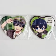 ブルーロック　東急不動産 スタンプラリー ハート缶バッジ 潔セット