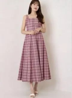 herlipto Paddington Long Dress cherry M - メルカリ