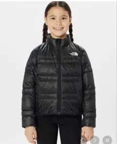 美品　THE NORTH FACE ライトヒートジャケット 150 ブラック