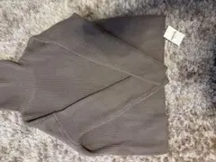 タグ付きemiria withピンクベージュ 長袖セーター Fサイズ