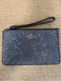 COACH リストレット ポーチ ネイビーのサムネイル