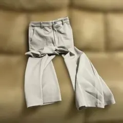 GU スラックス ベージュ レディース