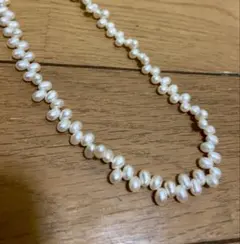 淡水パール ビーズネックレス 素材用